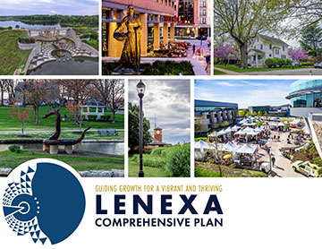 Comprehensive Plan cover with images of Lenexa