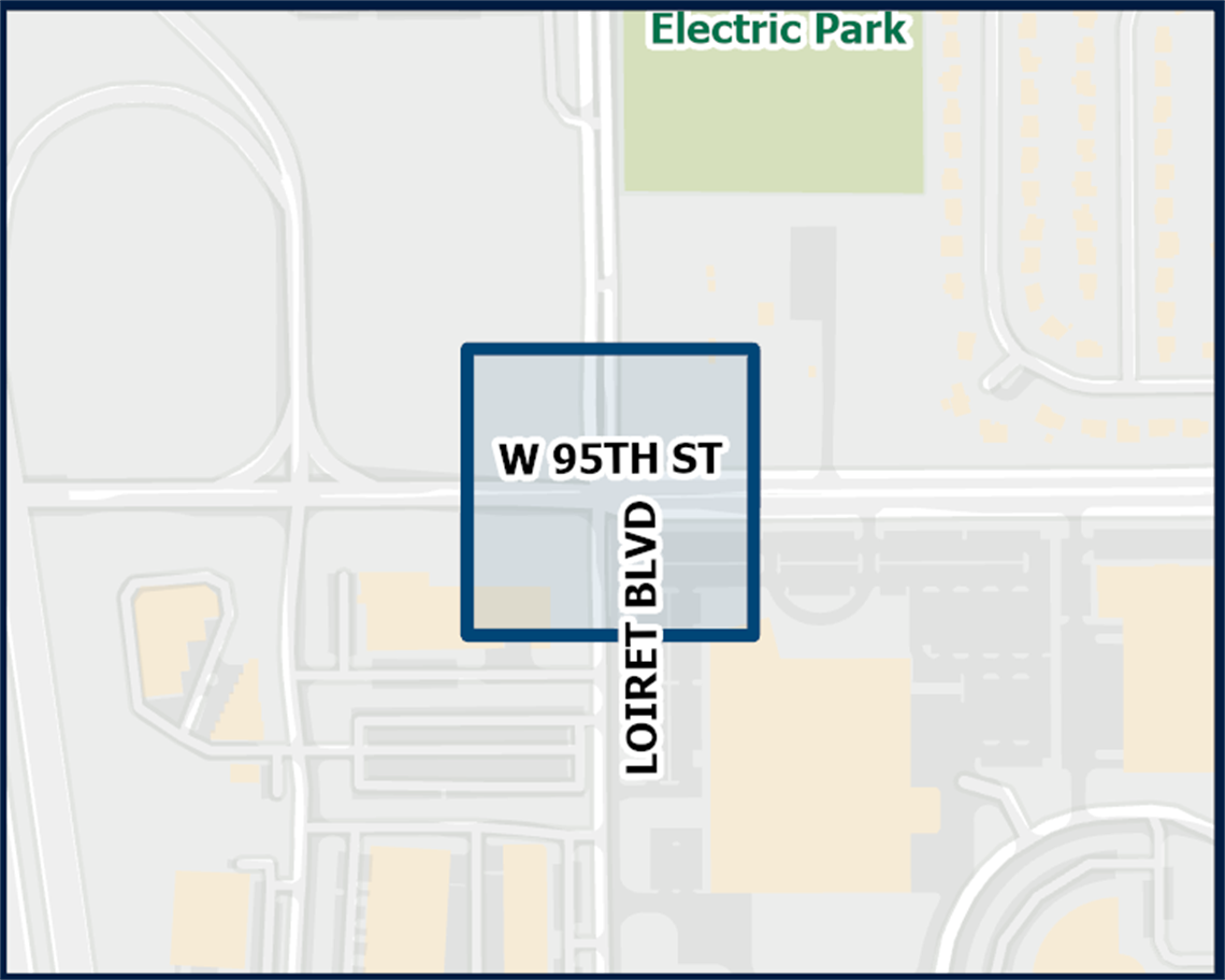 Map of 95th and Loiret