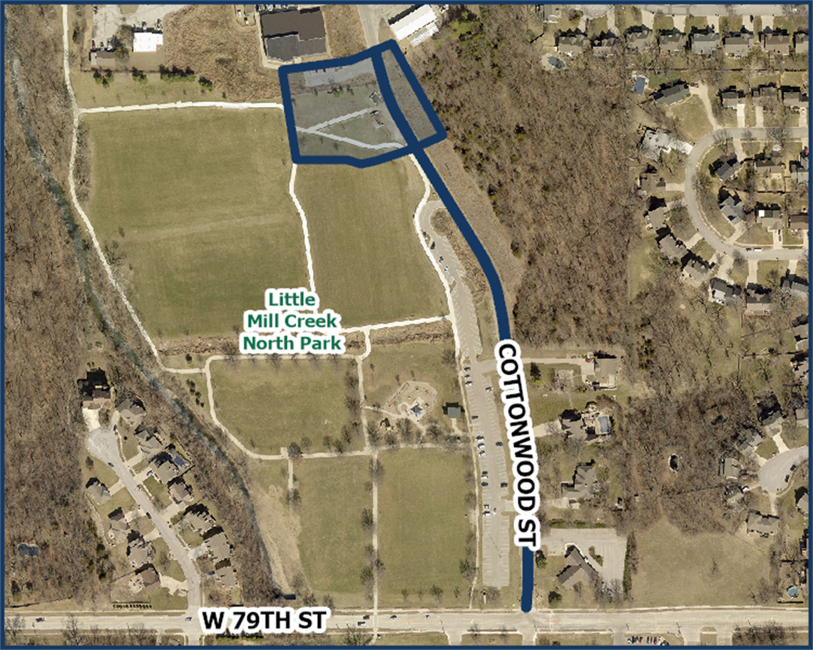 Little Mill Creek Park improvements map