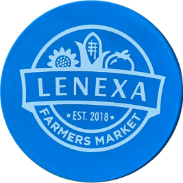 Lenexa Farmers Market blue token