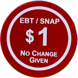 Supplemental Nutrition Assistance Program red token