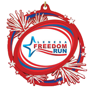 Freedom Run finisher medal