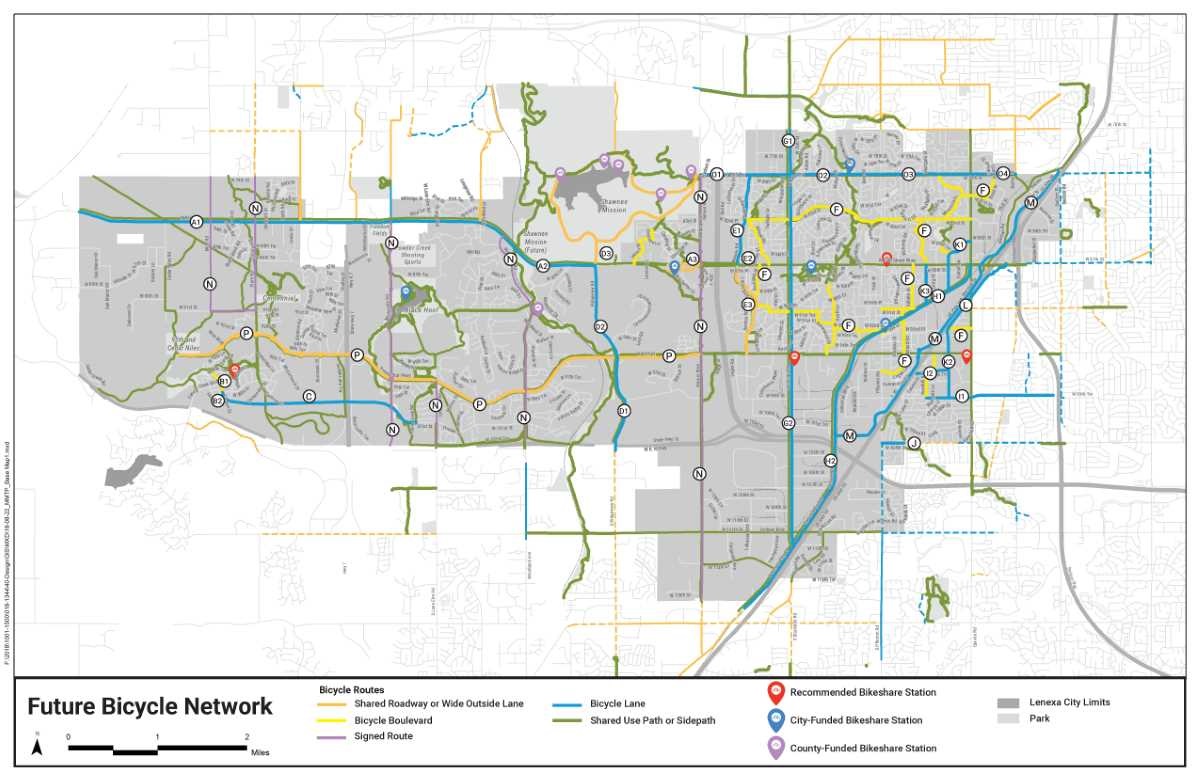 Future Bicycle Network Map