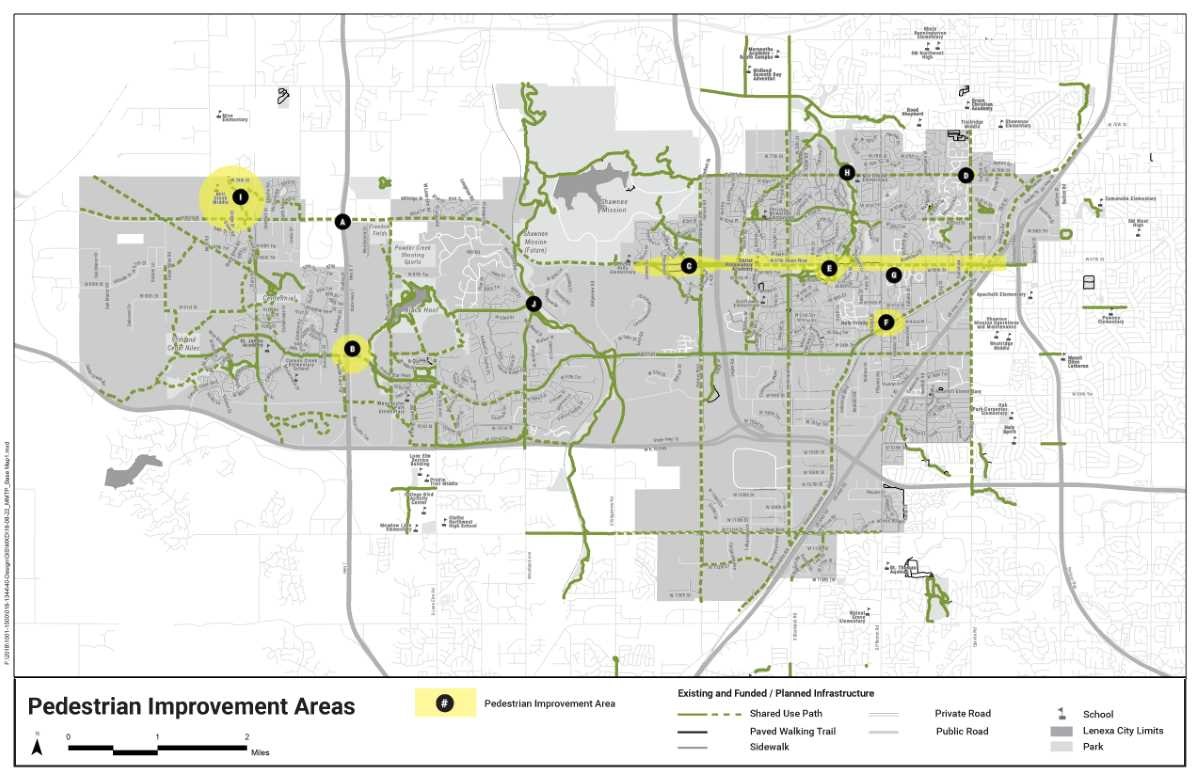 Pedestrian Improvement Map