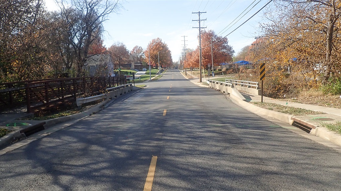 Flat Rock Creek Bridge along 103rd Street