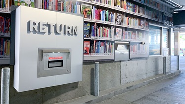 Lenexa City Center Library book drop