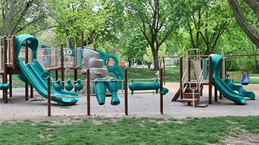Playground with slides