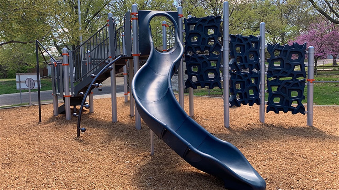 Playground featuring slide