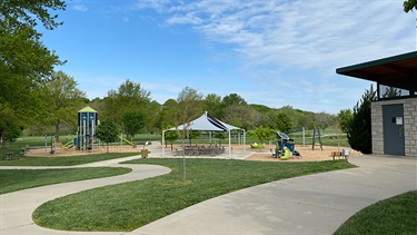 Playground and restroom facility