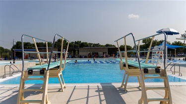Two diving boards