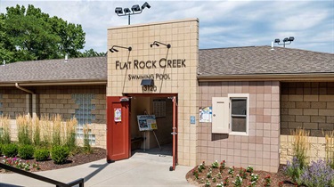 Flat Rock Creek Pool entrance
