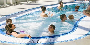 Warm water wellness pool