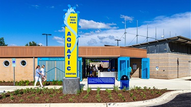 Sar-Ko-Par Aquatic Center entrance