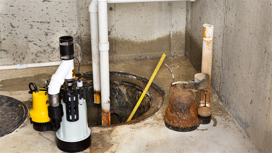 Sump pump in need of repair