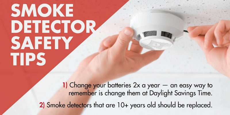 Smoke detector safety tips
